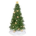 thumbnail image 2 of Zimtown 7.5Ft Christmas Tree Artificial Tree with Bows,Ball Ornaments,400 Lights,8 Modes 1000 Branches, 2 of 9