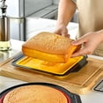 thumbnail image 4 of Baking Pan Rectangular Baking Pan Non-Stick Cake Mold for Oven 1 Count(Yellow) Rkxzt, 4 of 5