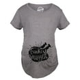 thumbnail image 2 of Turkey Smuggler T shirt Funny Thanksgiving Maternity Shirt Pregnancy New Baby Tee, 2 of 7