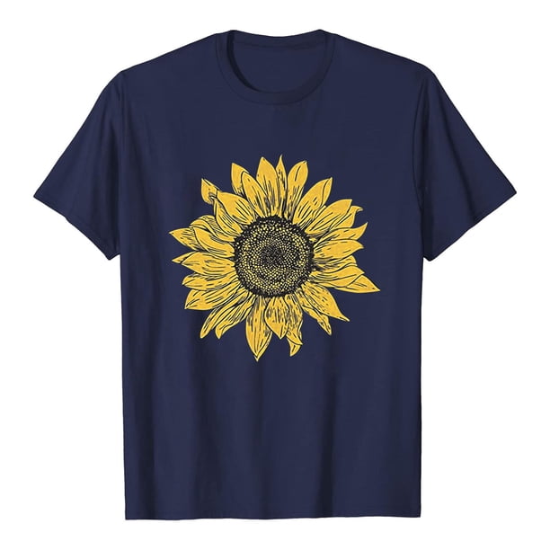 Blusa Informal Elegante Para Mujer, Camisas de Manga Corta Con Estampado Floral, Camiseta Odeerbi ODB170607