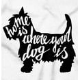 thumbnail image 2 of Home Where Your Dog Pet Owner Puppy Womens Slim Fit Graphic Tee Brisco Brands S, 2 of 5