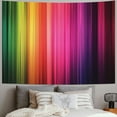 thumbnail image 2 of JRXY Multicolor Striped Tapestry Lightweight Soft Wall Hanging Painting, 2 of 6