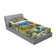 thumbnail image 2 of Ambesonne Nature Fitted Sheet & Pillow Sham Set, Springtime Countryside, Twinxl, Multicolor, 2 of 2