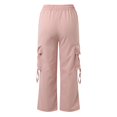 thumbnail image 6 of Womens Trousers Casual Womens Pants Red Pants Women's Lounge Pants High Waist Wide Leg Pants with Pockets Women's Fall Pants, 6 of 8