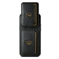 thumbnail image 4 of For Iphone 15 Plus Suteni H02 Leather Wallet Stand Back Phone Case(Black), iPhone 12 Pro Max, 4 of 7