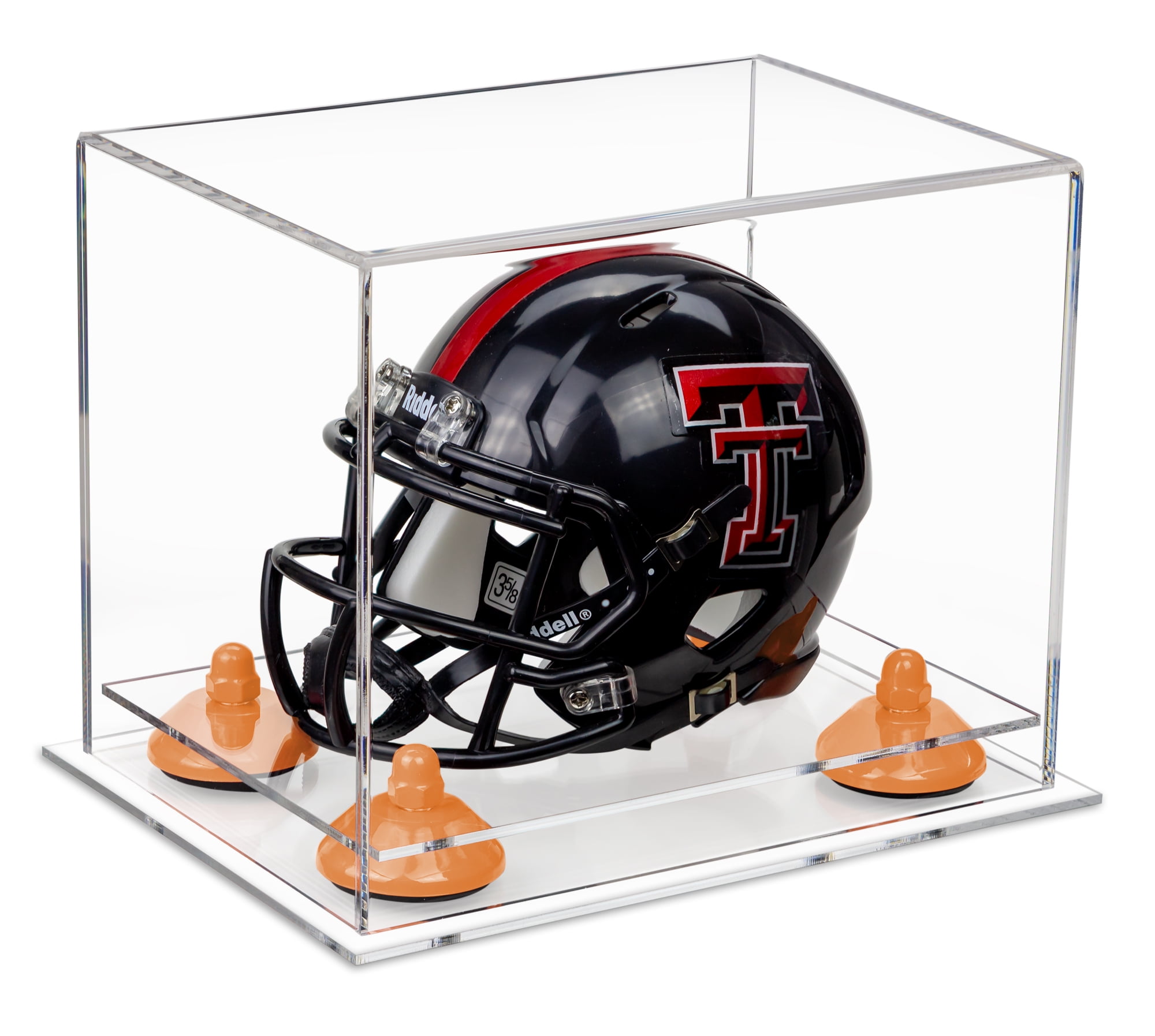 Deluxe Clear Acrylic Mini Football Helmet Display Case (not Full Size