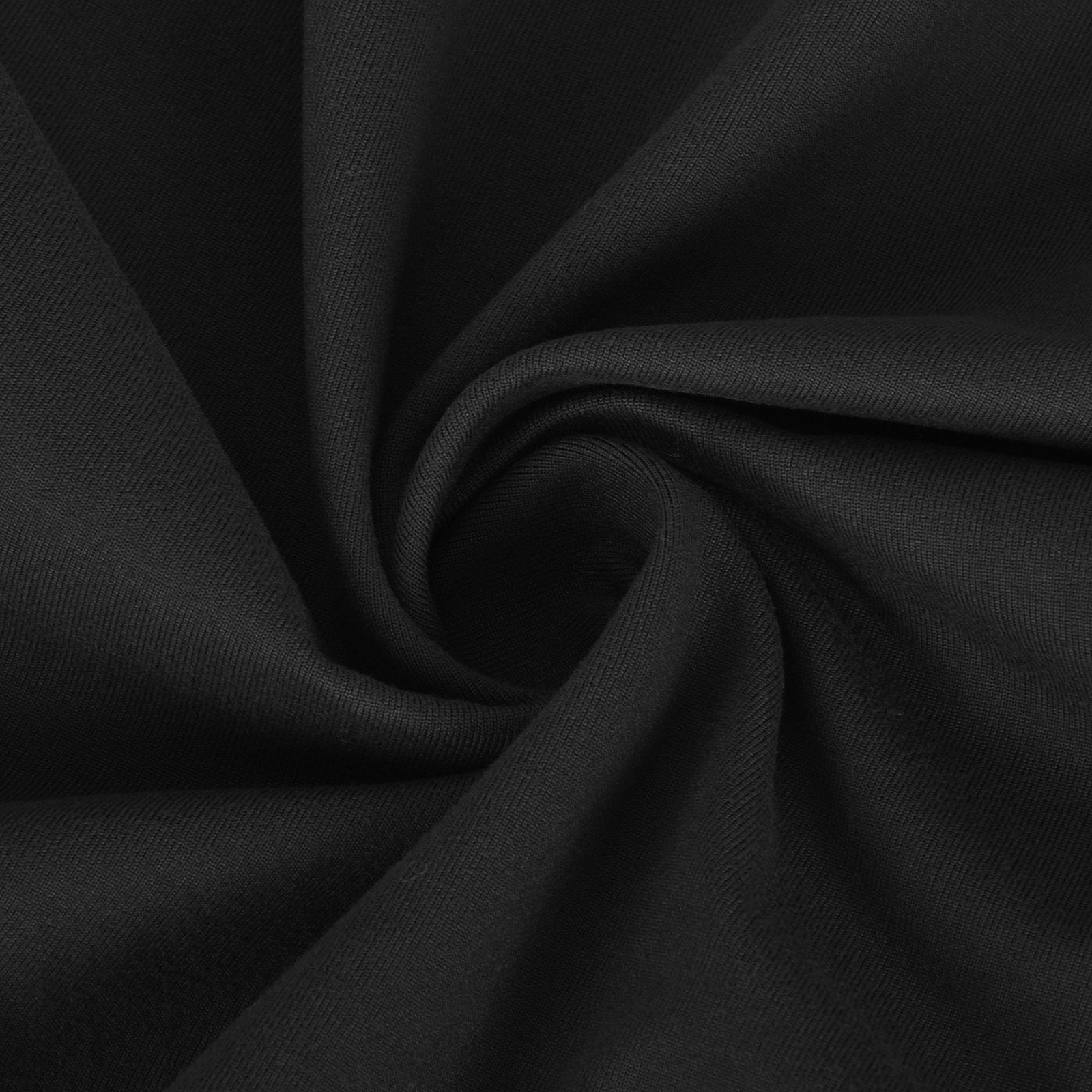 Hueook Plus Size Dresses Cocktail Dresses for Wedding Guest Womens Casual Plus Size V-Neck Solid Short Sleeve Boho Dress Dress with Pockets Black 2X