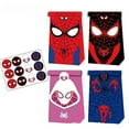 thumbnail image 5 of 24 PCS Spiderman Party Favor Candy Bags for Avenger Themed Birthday Supplies Decor,Kids Birthday Game Party Kraft Paper Goodie Gift Bag Decorations, 5 of 5