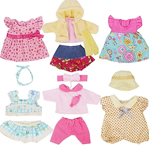 TZQFROCE Vêtements Tenues pour poupée bébé Vêtements de poupée Bébé Born Vêtements d'été pour 35-43 cm Accessoires Vêtements pour Filles garçons