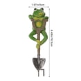 thumbnail image 2 of IBASETOY  Charming Resin Frog Figurine for Garden and Courtyard, 2 of 8