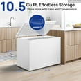 thumbnail image 4 of SMAD 115V Top Door 10.5 Cu ft Chest Freezer Adjustable Thermostat Large Capacity 300L, 4 of 7