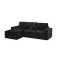thumbnail image 6 of Jakoola 105" Modular Cloud Sectional Sofa with Ottoman, Oversized Chaise Lounge, All-Foam Corduroy Couch, Modern Living Room Furniture, 6 of 13
