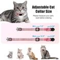 thumbnail image 6 of Mumup Rhinestone Cat Collar Breakaway, Soft Velvet Cat Collars with Bell, Adjustable Comfortable Cats Collar, 7.5-12.5 Inch for Cat, Kittens and Puppies, 6 of 7