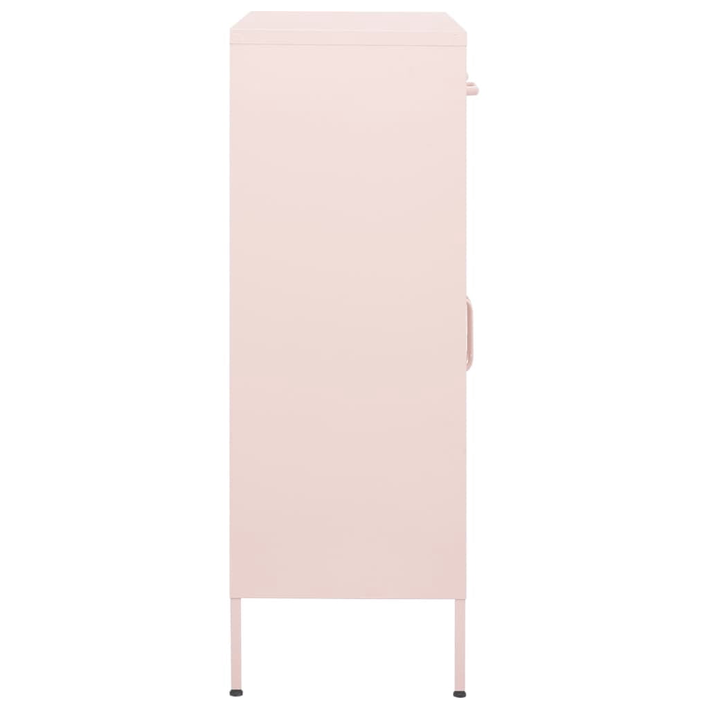 vidaXL Storage Cabinet Freestanding Drawer File Cabinet for Home Office Steel