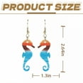 thumbnail image 2 of DESIGNICE Summer Earrings,Seahorses Summer Earrings for Women,Acrylic Cute Earrings,Dangly Earrings for Woman for Outdoor,Style3, 2 of 7