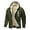 Green, variant on Hoodies for Men Pullover Warm Hoodies for Men Men's Heavyweight Lined Windproof Zip Up Outerwear Jackets Warm Hooded Sweatshirt Multiple Colours