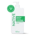 thumbnail image 2 of Native Gentle Face Wash for Sensitive Skin, Fragrance Free, Sulfate Free, with Vitamin B3 and Aloe, Dermatologist Tested, 12.5fl oz, 2 of 16