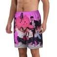 thumbnail image 2 of Stray Kids Men's Swim Trunks Quick Dry Beach Board Shorts with Pockets Mesh Lining Bathing Suits, 2 of 7