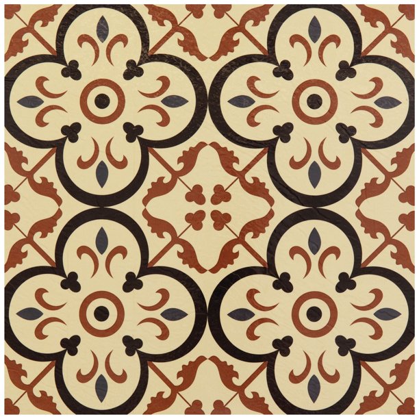 Achim Baldosa de Vinilo Autoadhesiva Retro para Suelo - 20 Baldosas/1,85 M², 30 x 30 Cm, Color Abedul