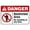 Warning Sign 2, variant on No Smoking At Any Time Warning Sign - 8"x12" Metal Security Decor, Personalized for Business Office Road Home Yard Garden
