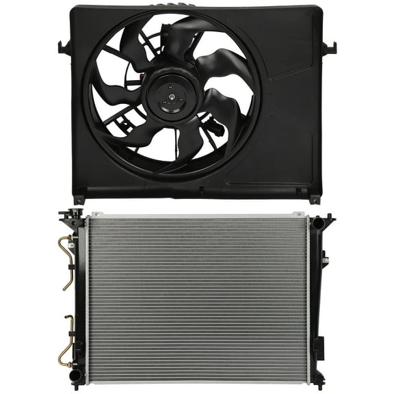 SCITOO 621-356 Cooling Fan*1  2990 Radiator*1 Fit for 2008-2012 for Honda for Accord