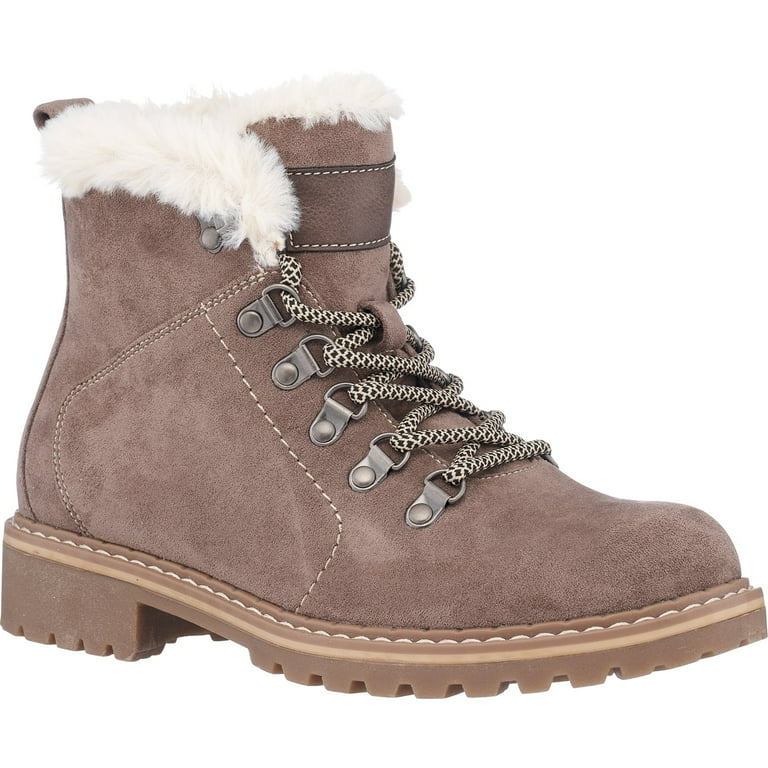 Gc Shoes Walmart Sherpa Boots GC Shoes Womens Combat Boots, Chunky