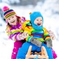 thumbnail image 5 of TELOLY Snow Gloves for Toddlers 1-3 Winter Outdoor Kids Boys Girls Snow Skating Snowboarding Windproof Warm Ski Snow Gloves for Children, 5 of 7