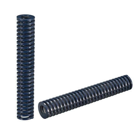 

Die Spring 2 Pack 25mm OD 175mm Long Spiral Stamping Light Load Compression Die Springs Blue