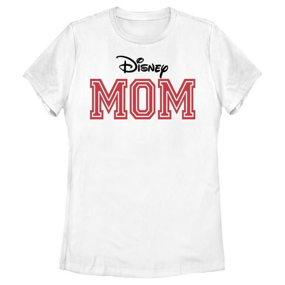 Women's Mickey & Friends Mother's Day Mom Official Logo  Graphic Tee White 2X Large