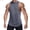 Grey, variant on Men's Ice Silk Vest Fitness Wide Shoulder Running Sports Seamless Quick Drying Inside And Outside Wear Summer Youth. Men Running Vest Green XXL