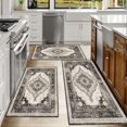 thumbnail image 6 of Kitchen Rugs Sets of 3 Non Slip Washable Kitchen Mats for Floor, Waterproof Kitchen Runner Rug, Floor Mat Carpet for Entryway, Laundry, Sink, Hallway, Bathroom, 6 of 12