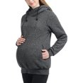 thumbnail image 2 of Maternity Active Hooded Sweatshirt Jacket, 2 of 3