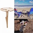 thumbnail image 4 of Folding wine barrel table outdoor, garden, lawn, picnic, round table, portable table,WH,45×44×11.5 cm, 4 of 4