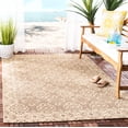 thumbnail image 2 of SAFAVIEH Courtyard Austin Geometric Indoor/Outdoor Area Rug, 5'3" x 7'7", Cream/Brown, 2 of 8