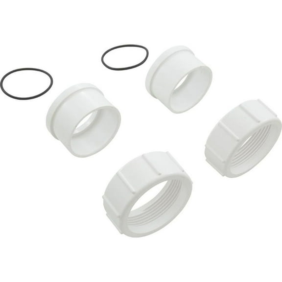 Pump Union, 2"Female Buttress Threadx2" Slip, wht Quantity 2