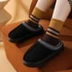 thumbnail image 5 of Zapatillas populares, zapatos de algodón para el hogar, parejas de invierno, suela gruesa, color sólido, cálido, además de zapatillas de algodón antideslizantes de terciopelo, 5 of 5