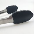 thumbnail image 2 of Pinzas para cocinar, asar, barbacoa y carne, pinzas para pasta y ensalada, pinzas de cocina de acero inoxidable y con punta de silicona, 12 pulgadas, 2 of 5