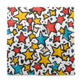 thumbnail image 2 of Yayeee Shower Curtain with Hooks 72"x72" Waterproof Fabric Bathroom Hanging Decor, Colorful Stars, 2 of 5