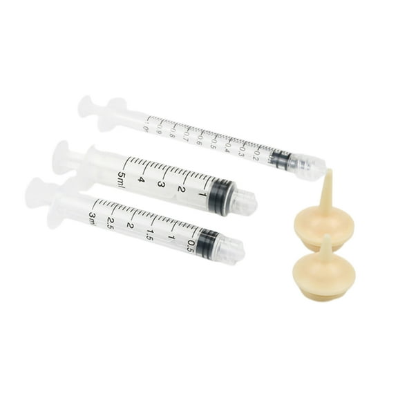 1 Set Pet Milk Syringe with Precise Scale Anti-choke Feeding Tool Water Medicine Milk Push Dispenser Pet Supplies
