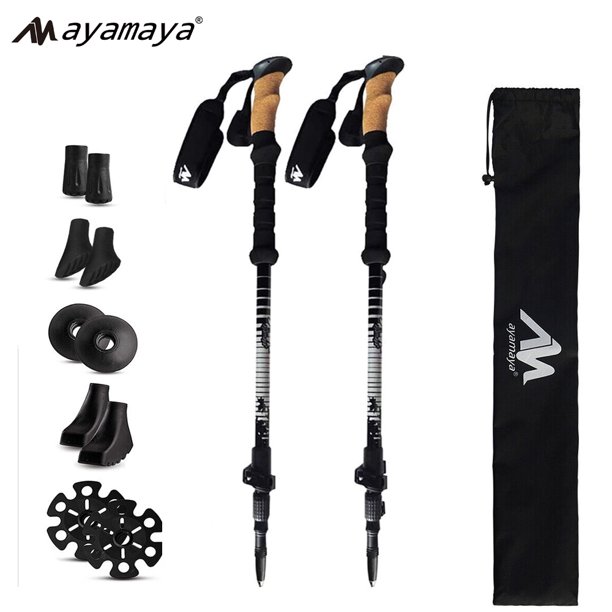 "Trekking Poles for Hiking, AYAMAYA Aluminum 7075 Walking Sticks