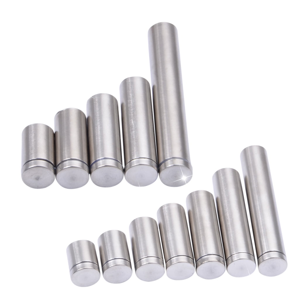 12pcs Sign Standoff Screws Advertising Screws Stainless Steel Wall