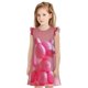 thumbnail image 1 of Balery Pink Balloon Puppy Art Camisón de princesa para niñas, pijama de algodón con mangas abullonadas, suave y bonito.-XX-Large, 1 of 6