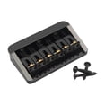 thumbnail image 2 of MERIGLARE Fixed 6 String Bass Bridge Concert Spacing 10.6mm for Guitar Bass Instrument black, 2 of 8