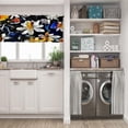 thumbnail image 5 of LALILO Kitchen Curtain Valance Flower Picture Oil Canvas Rod Pocket Window Curtain 52"x 18" Set of 2, 5 of 5