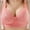 Watermelon Red, variant on Tbopshirt Bras for Women Solid Color Comfortable Hollow Out Perspective Bra Underwear No Rims