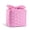 Sweet Pink Block, variant on Fit & Fresh Luna Bow Lunch Tote, Stylish Insulated Lunch Bag for Girls, Kids Lunch Box for School, Reusable Cooler Lunch Bag, Sweet Pink Block