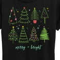 thumbnail image 3 of Instant Message - Christmas Trees - Women's Short Sleeve Graphic T-shirt, 3 of 6