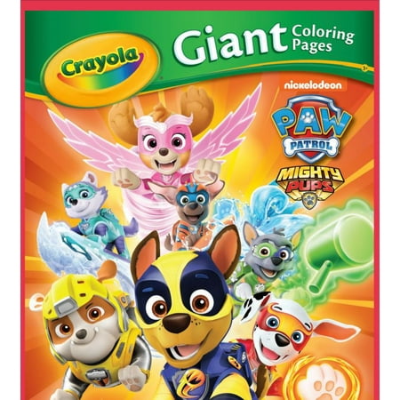 Crayola Giant Coloring Pages Nickelodeon Paw Patrol Mighty ...