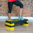 thumbnail image 2 of PRISP Adjustable Aerobic Stepper 78cm, 3 Levels (4''/6''/8'') Exercise Step Platform for Home Gym and Fitness Training, 2 of 8