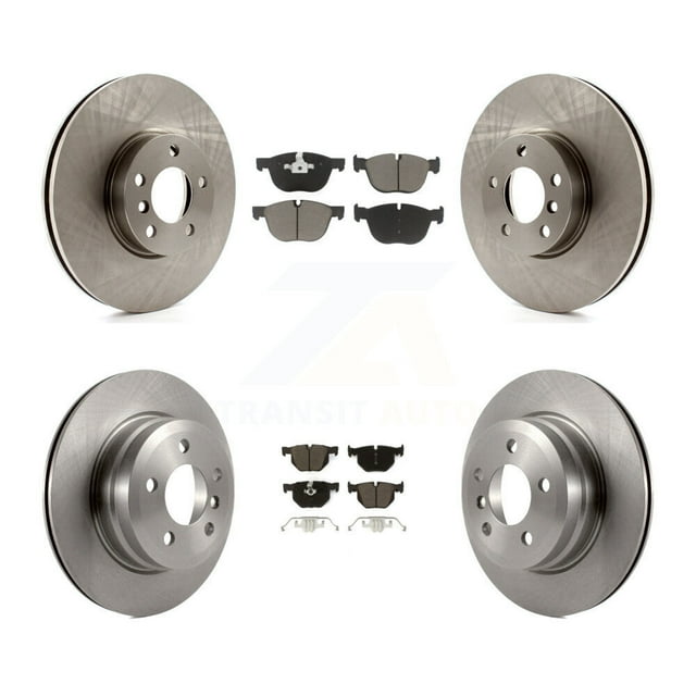 CMX Front Rear Disc Brake Rotors and Ceramic Pads Kit for Car BMW X5 X6 K8C-101592